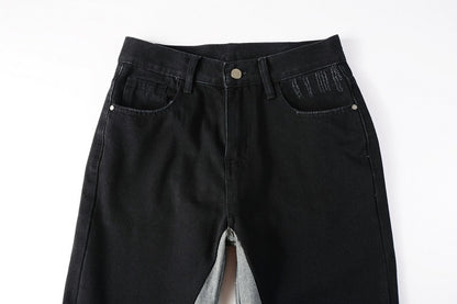 flare dark denim