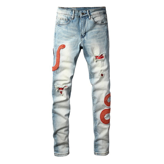 jeans oblivion red